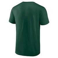 Ensemble de deux t-shirts Fanatics vert/blanc pour homme des Oakland Athletics