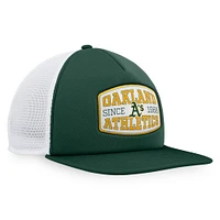 Men's Fanatics  Green Oakland Athletics Foam Front Patch Trucker Snapback Hat