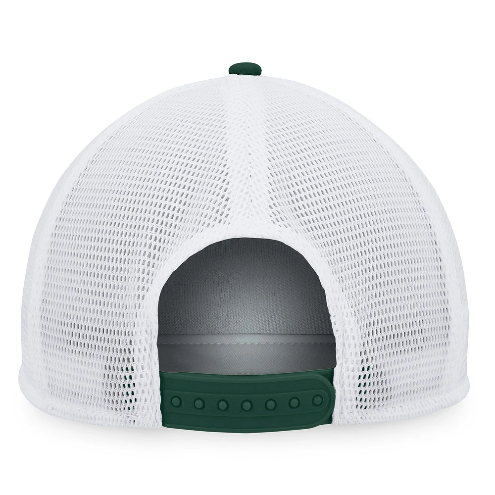 Men's Fanatics  Green Oakland Athletics Foam Front Patch Trucker Snapback Hat