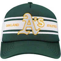 Men's   Green Oakland Athletics Sideline Trucker Adjustable Hat