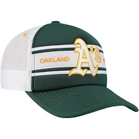 Men's   Green Oakland Athletics Sideline Trucker Adjustable Hat