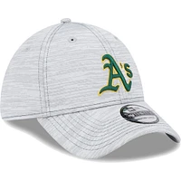 Men's New Era Gray Oakland Athletics Speed 39THIRTY Flex Hat