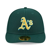 Men's New Era  Green Oakland Athletics 2023 MLB Father's Day Low Profile 59FIFTY Fitted Hat