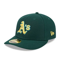 Men's New Era  Green Oakland Athletics 2023 MLB Father's Day Low Profile 59FIFTY Fitted Hat