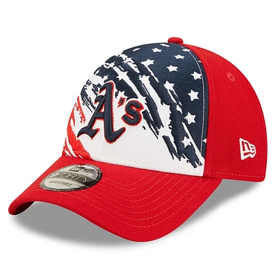 Casquette ajustable à pression 9FORTY du 4 juillet 2022 des Oakland Athletics de New Era pour homme