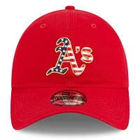 Casquette ajustable 9TWENTY rouge Oakland Athletics 2023 pour homme de New Era