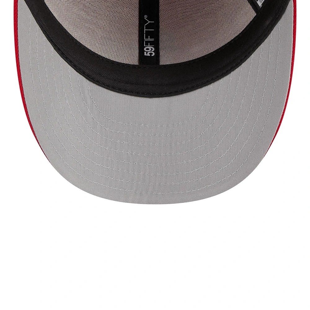 Men's New Era  Red Oakland Athletics 2023 Fourth of July Low Profile 59FIFTY Fitted Hat