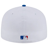Men's New Era White/Red Oakland Athletics Undervisor 59FIFTY Fitted Hat