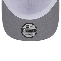 Men's New Era White Oakland Athletics Logo Dunes A-Frame Trucker 9FIFTY Snapback Hat