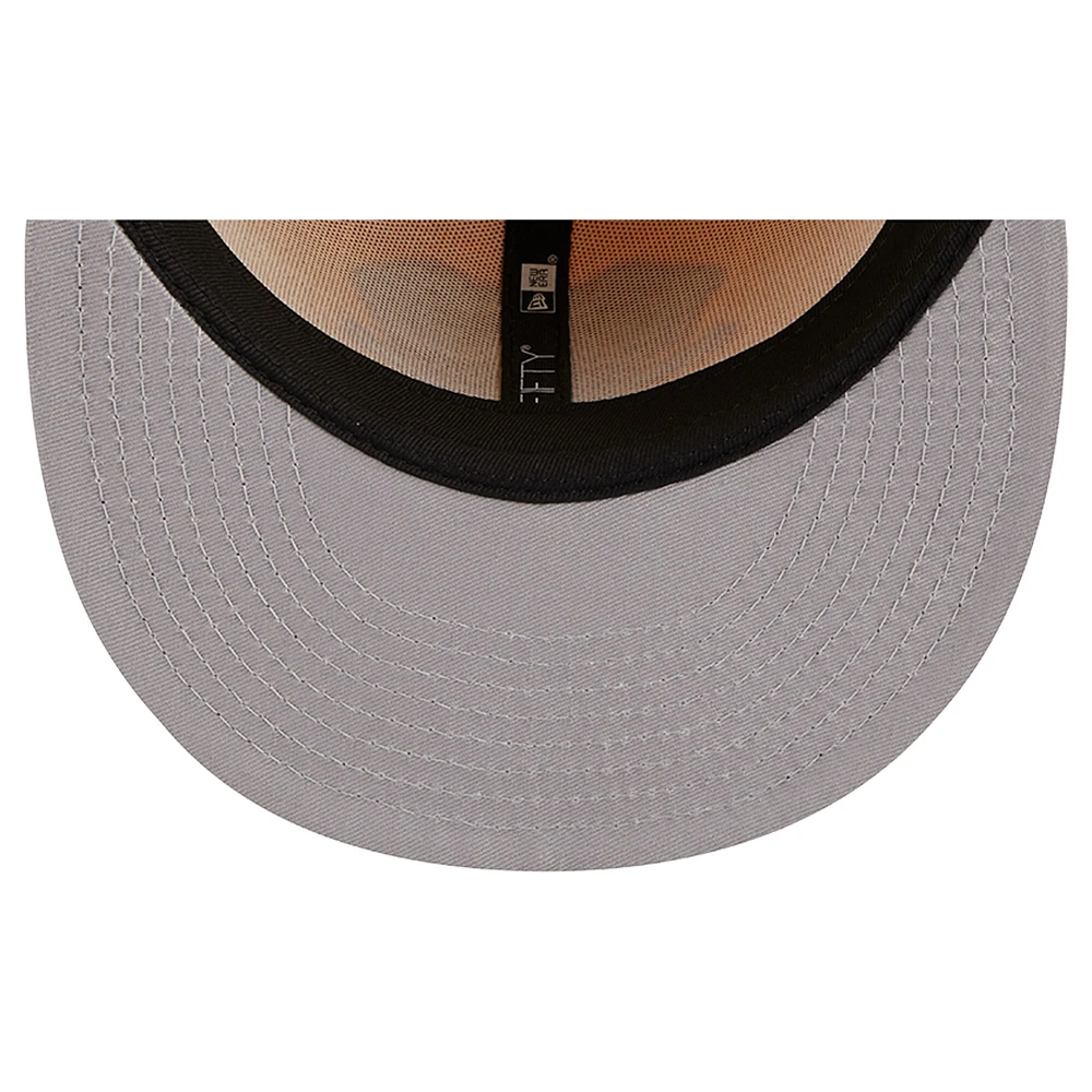 Casquette ajustée Oakland Athletics Grilled 59FIFTY jaune/noir pour homme de New Era