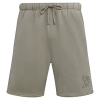 Men's Pro Standard Pewter Athletics Neutral Fleece Shorts