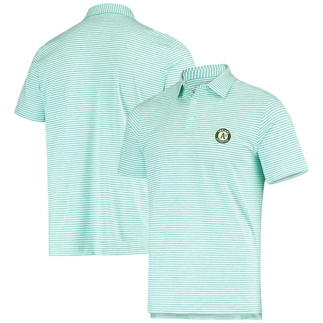 Polo Sankaty chiné vert Vineyard Vines Oakland Athletics pour homme