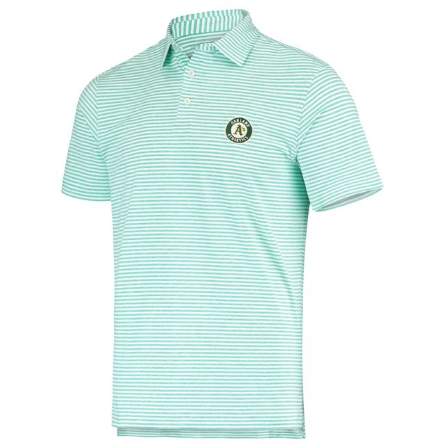 Polo Sankaty chiné vert Vineyard Vines Oakland Athletics pour homme