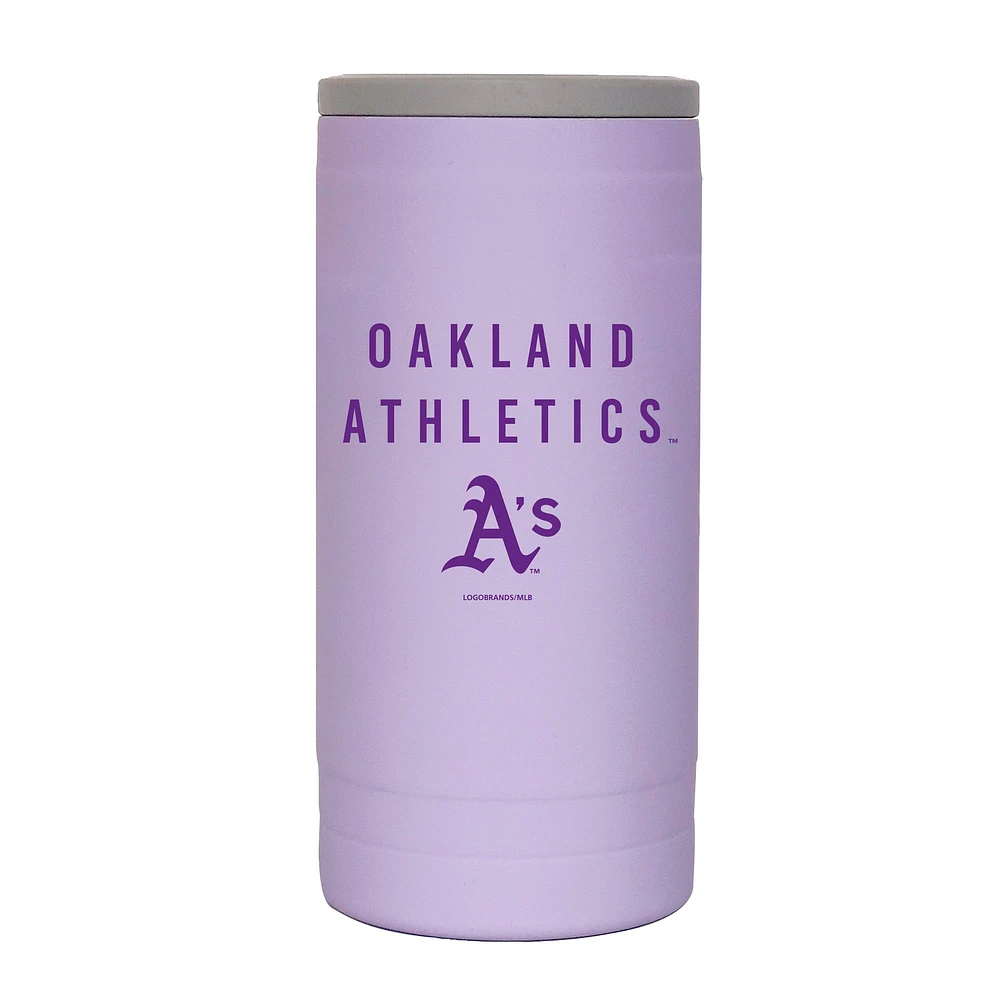 Oakland Athletics 12oz. Lavender Soft Touch Slim Coolie