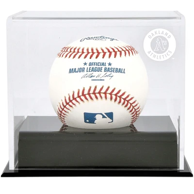 Vitrine de présentation du logo du cube de baseball des Oakland Athletics