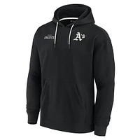 Sweat à capuche unisexe en polaire ultra douce Oakland Athletics Elements noir Fanatics