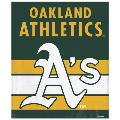 Couverture ultra moelleuse WinCraft Oakland Athletics 50" x 60"