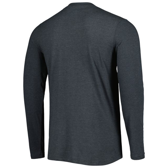 Ensemble de nuit pour hommes Concepts Sport Green/Charcoal Ohio Bobcats Meter T-shirt à manches longues et pantalon