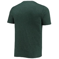 Men's Concepts Sport Heathered Charcoal/Green Ohio Bobcats Meter T-Shirt & Pants Sleep Set