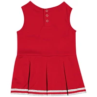 Girls Infant Colosseum Scarlet Ohio State Buckeyes Time For Recess Cheer Dress