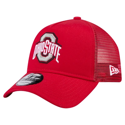 Casquette ajustable 9FORTY A-Frame Trucker des Ohio State Buckeyes de New Era pour homme