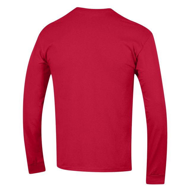 Champion Scarlet Ohio State Buckeyes High Motor T-shirt à manches longues pour homme