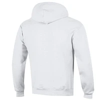 Men's Champion  White Ohio State Buckeyes Basic Arch Fleece Pullover Hoodie