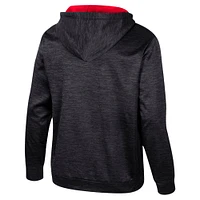 Men's Colosseum Black Ohio State Buckeyes Cypher Half-Zip Hoodie