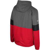 Men's Colosseum Charcoal Ohio State Buckeyes Miles Full-Zip Jacket