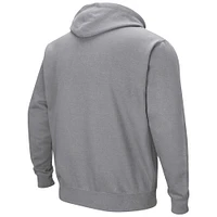Men's Colosseum  Gray Ohio State Buckeyes Double Arch Pullover Hoodie