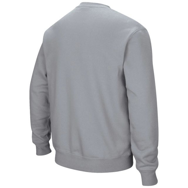 Sweat-shirt en sergé Colosseum Ohio State Buckeyes Team Arch & Logo Tackle gris chiné pour homme