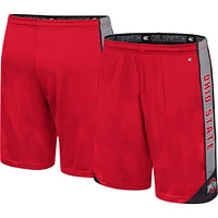Men's Colosseum Scarlet Ohio State Buckeyes Haller Shorts