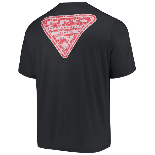 T-shirt noir Columbia Ohio State Buckeyes Terminal Tackle Omni-Shade pour homme
