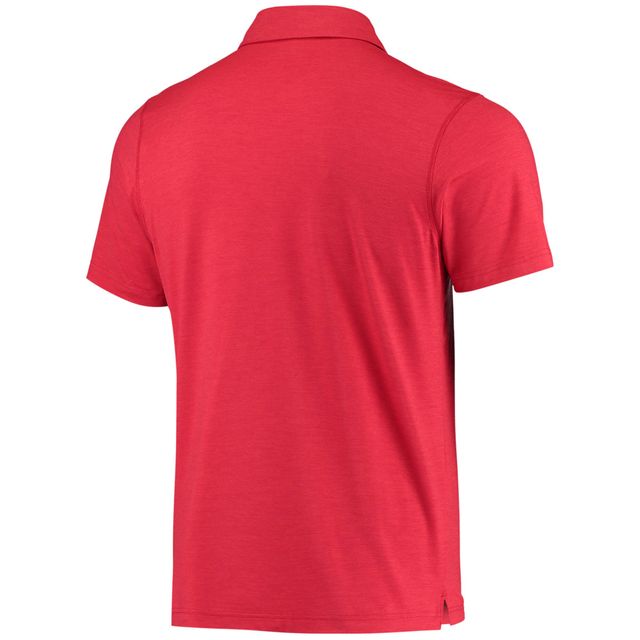 Polo Columbia Scarlet Ohio State Buckeyes Tech Trail Omni-Shade pour homme