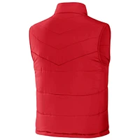 Men's Darius Rucker Collection by Fanatics Scarlet/Gray Ohio State Buckeyes Colorblocked Full-Zip Reversible Vest