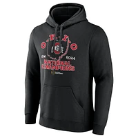 Men's Fanatics Black Ohio State Buckeyes College Football Playoff 2024 National Champions Big & Tall OH1O Pullover Hoodie