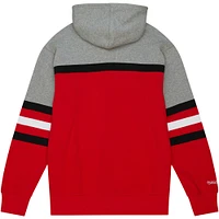 Men's Mitchell & Ness Ohio State Buckeyes Head Coach Pullover Hoodie