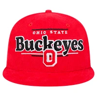 Men's New Era Scarlet Ohio State Buckeyes Display 9FIFTY Snapback Hat