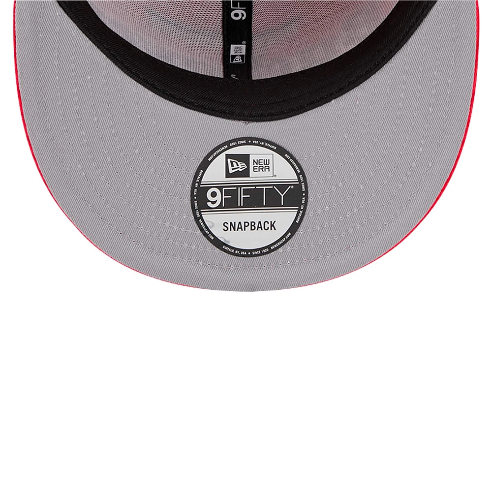 Men's New Era Scarlet Ohio State Buckeyes Display 9FIFTY Snapback Hat