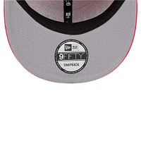 Men's New Era Scarlet Ohio State Buckeyes Display 9FIFTY Snapback Hat