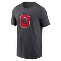 Men's Nike Anthracite Ohio State Buckeyes Primetime Alternate Logo T-Shirt