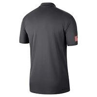 Men's Nike Anthracite Ohio State Buckeyes Victory Military Appreciation Performance Polo