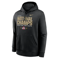 Men's Nike Black Ohio State Buckeyes College Football Playoff 2024 National Champions Locker Room Pullover Hoodie