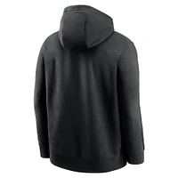 Men's Nike Black Ohio State Buckeyes Legacy Football Icon Club Fleece Pullover Hoodie