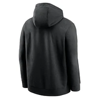 Men's Nike Black Ohio State Buckeyes Legacy Logo Club Fleece Pullover Hoodie