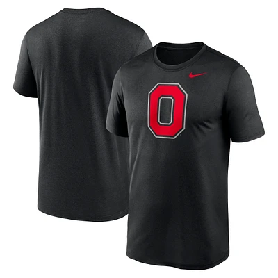 T-shirt Nike noir avec logo alternatif des Ohio State Buckeyes Primetime Legend pour homme