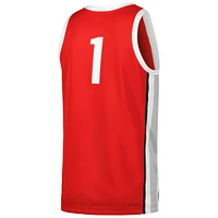 Maillot réplique Nike #1 Scarlet Ohio State Buckeyes pour homme