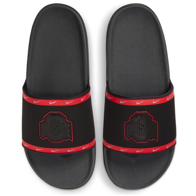 Sandales à glissière hors terrain Nike Ohio State Buckeyes Team pour hommes