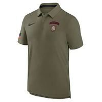 Men's Nike Olive Ohio State Buckeyes 2024 Military Appreciation Tour Performance Polo