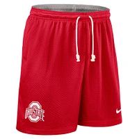 Men's Nike Scarlet/Gray Ohio State Buckeyes 2025 Sideline Reversible Performance Shorts
